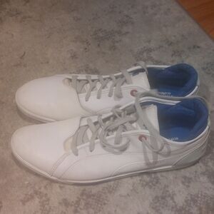 Puma Ducati White Men’s Sneakers with Blue Interior